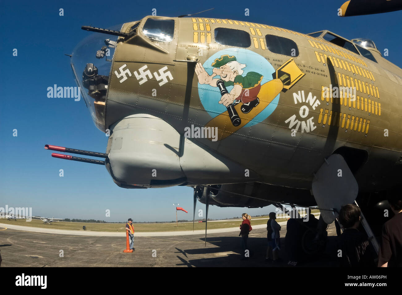 legendäre 2. Weltkrieg-Bomber B-17 auf den Flügeln der Freiheit Tour Keystone Airpark North Florida Stockfoto