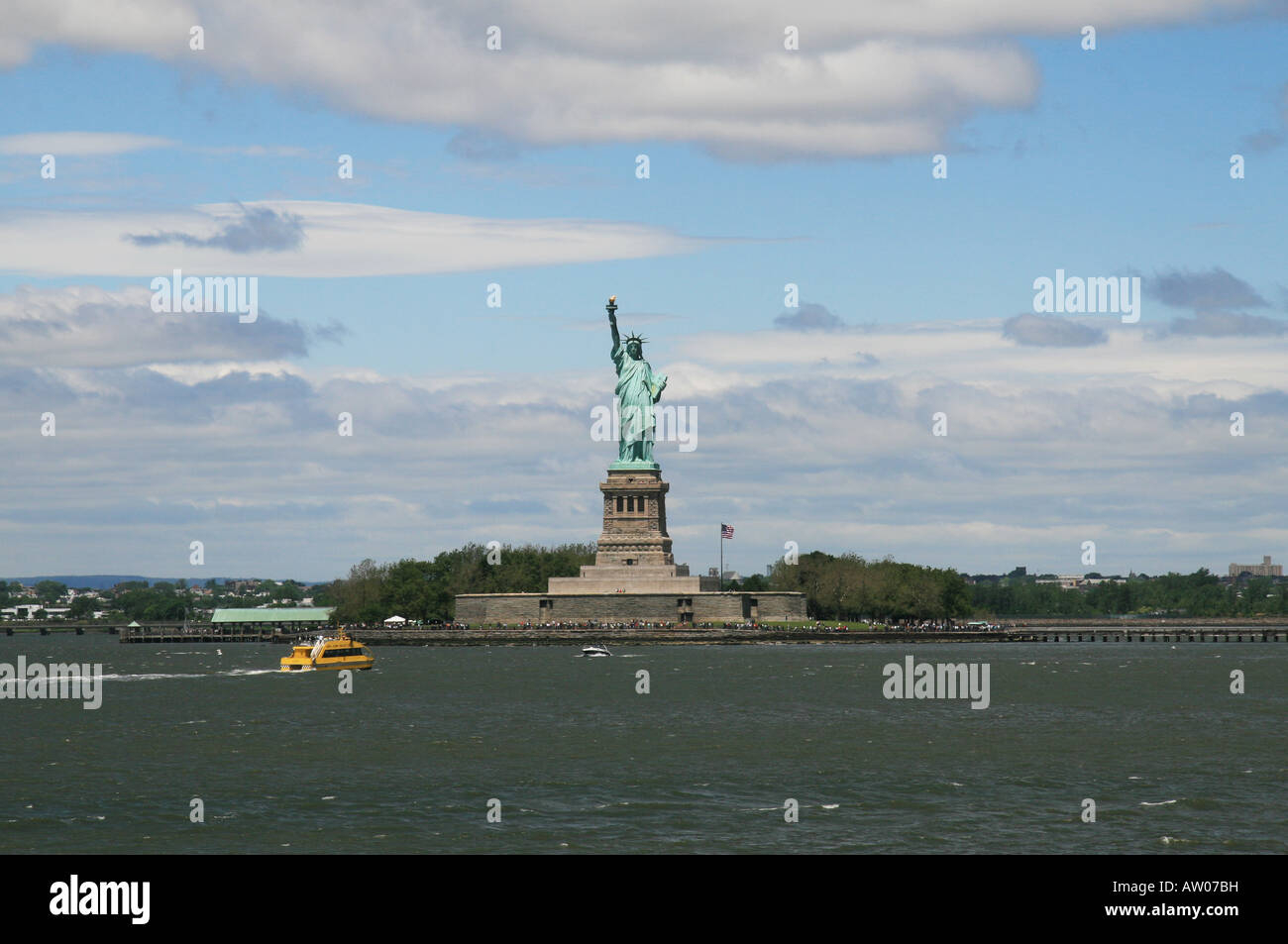 Die Statue of Liberty, Liberty Island, New York. Stockfoto