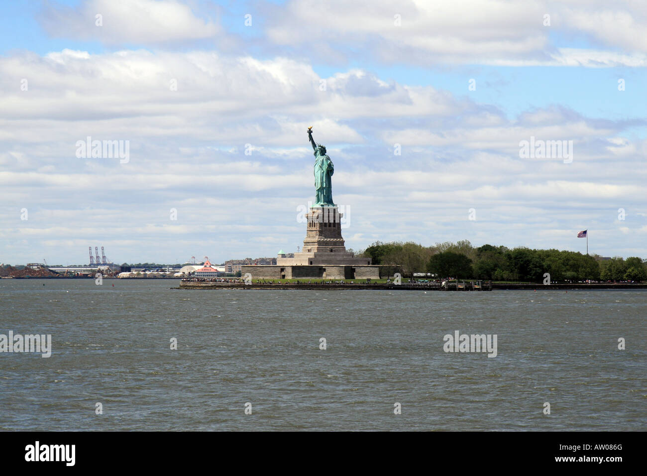 Die Statue of Liberty, Liberty Island, New York. Stockfoto