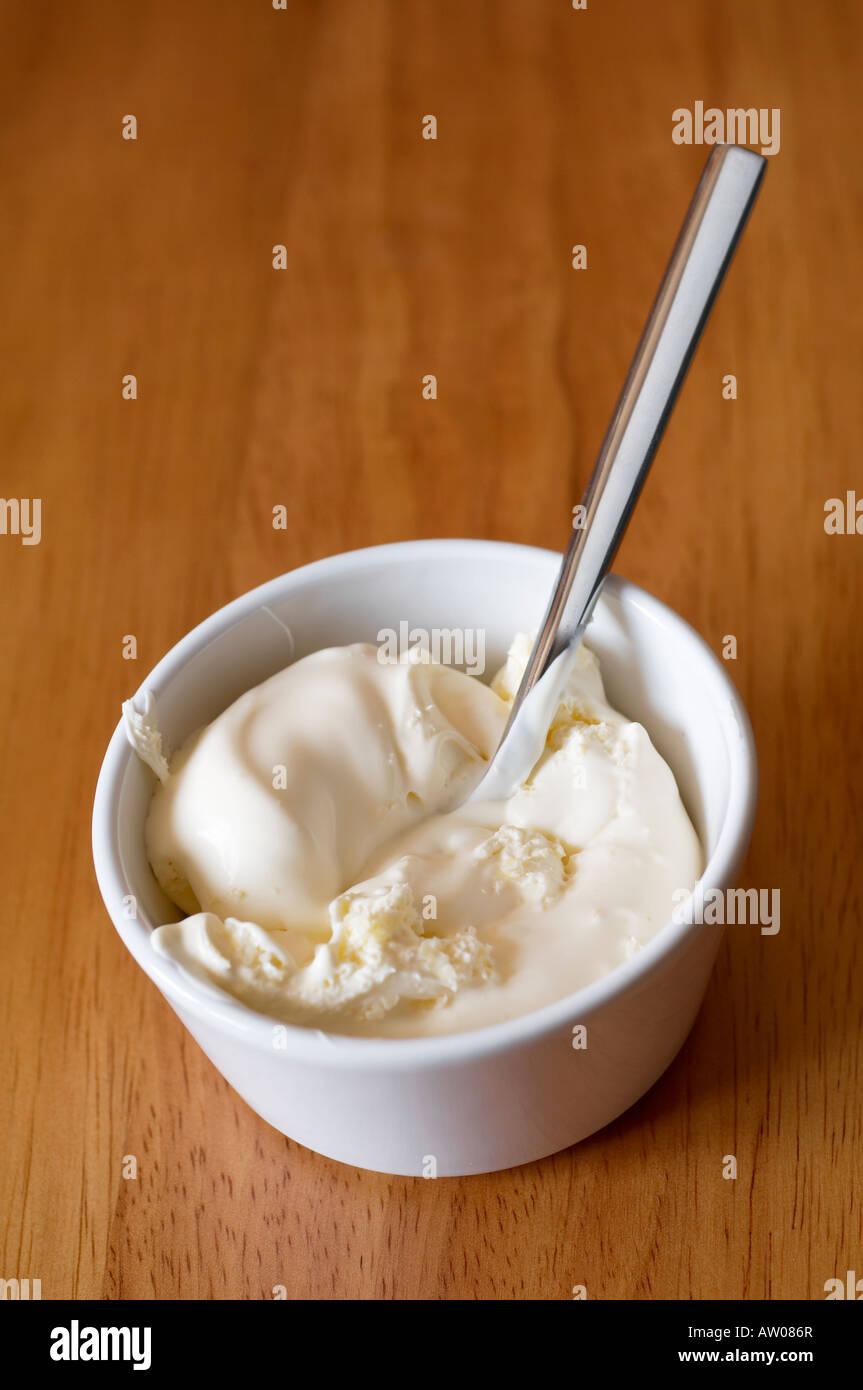 Clotted cream Stockfoto