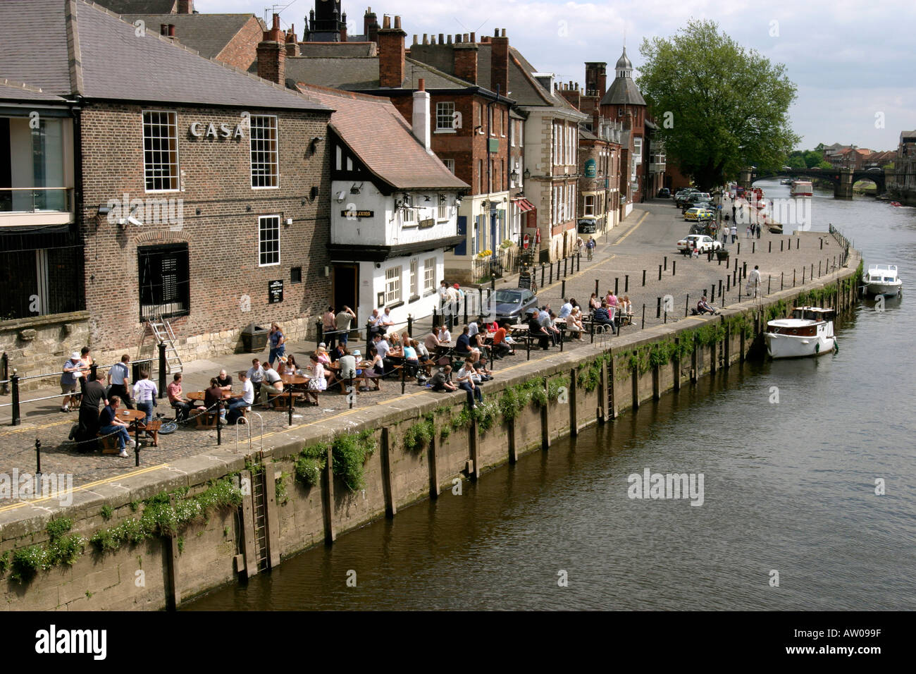 Könige Staithe York Stockfoto