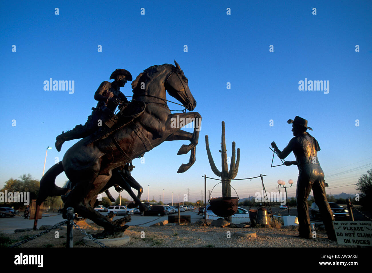 Rawhide Dorf Arizona Vereinigte Staaten von Amerika-Nordamerika Stockfoto