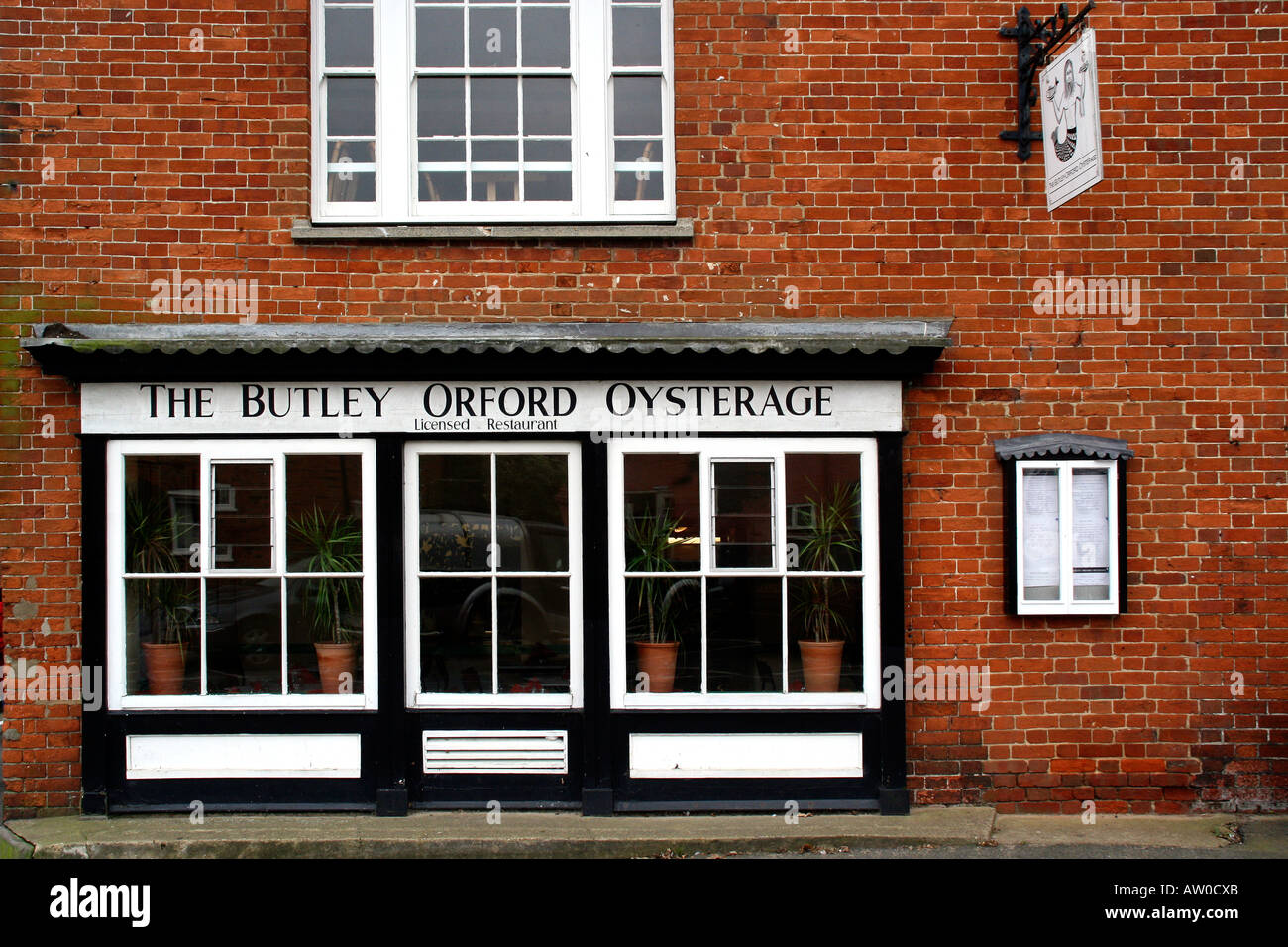 Das Butley Orford Oysterage Restaurant in Orford Suffolk UK Stockfoto