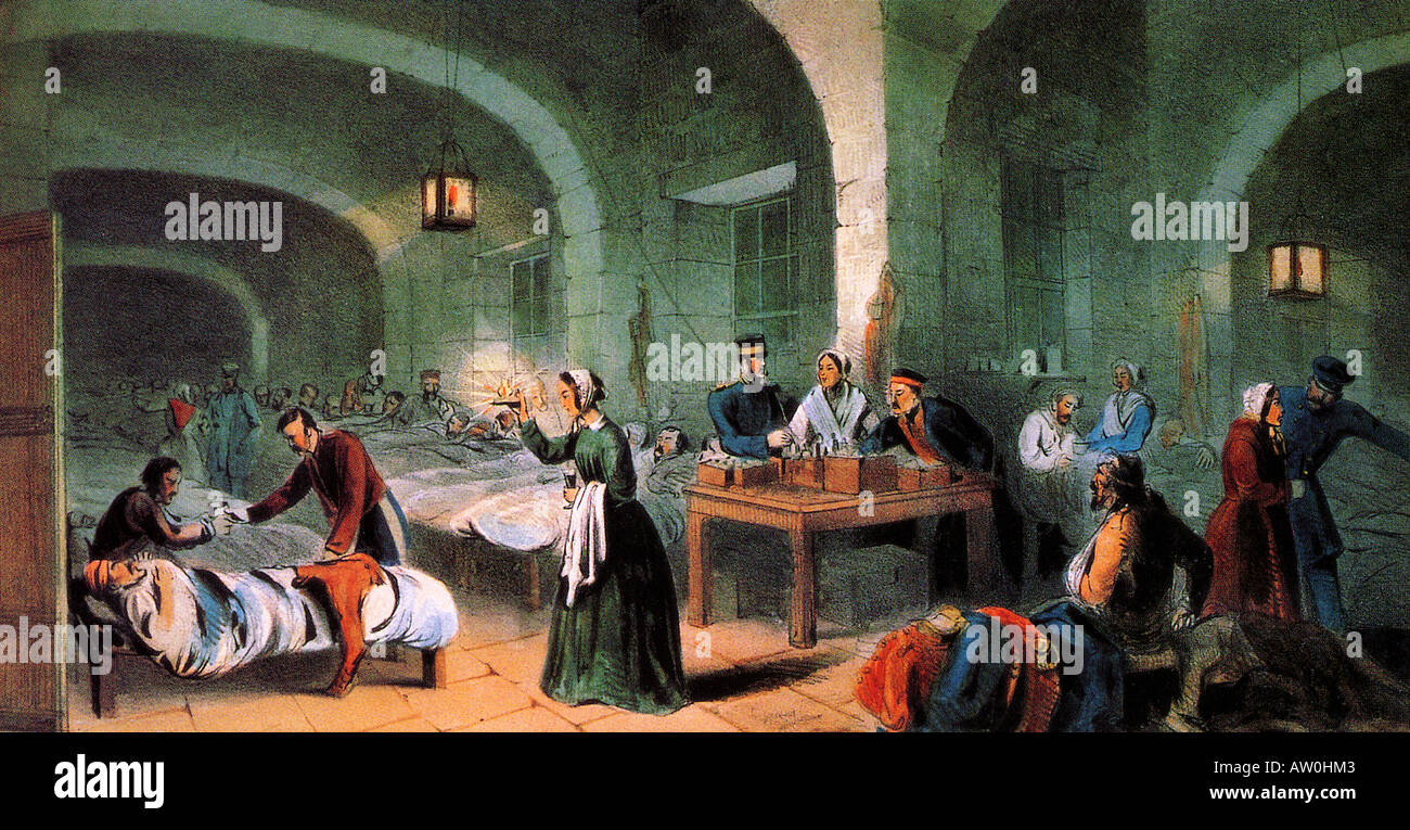 FLORENCE NIGHTINGALE englische Krankenschwester und Krankenhaus Reformer 1820 bis 1910 - siehe Beschreibung unten Stockfoto