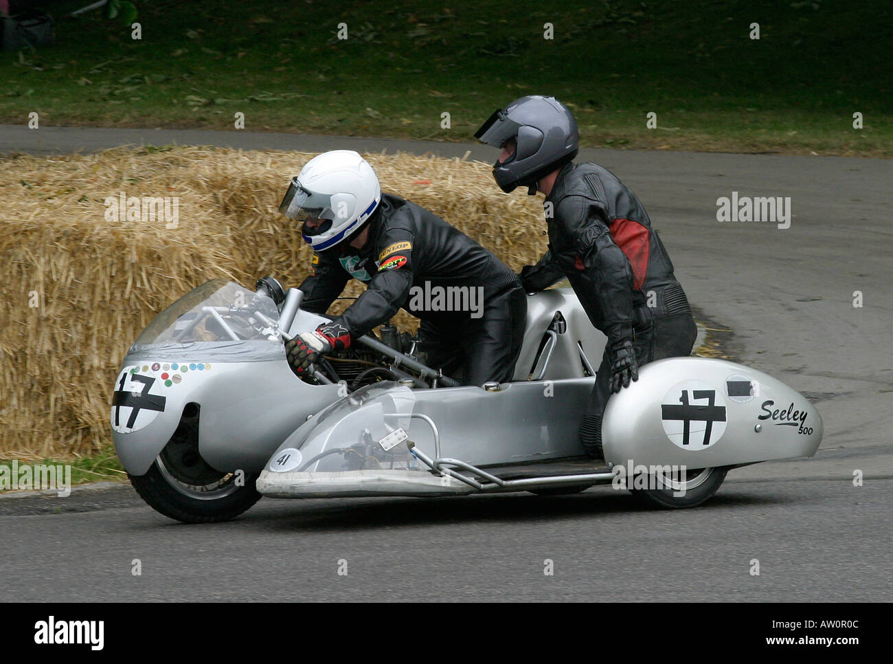 1967 Seeley G50 Combo beim Goodwood Festival of Speed, Sussex, UK. Stockfoto
