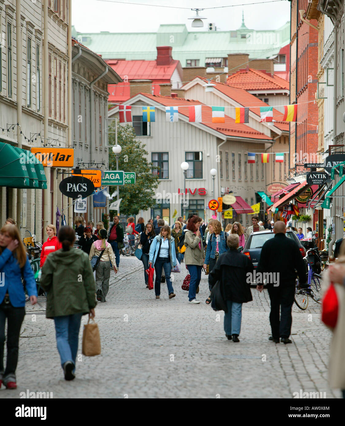 Straßenszenen, Göteborg, Schweden Stockfoto