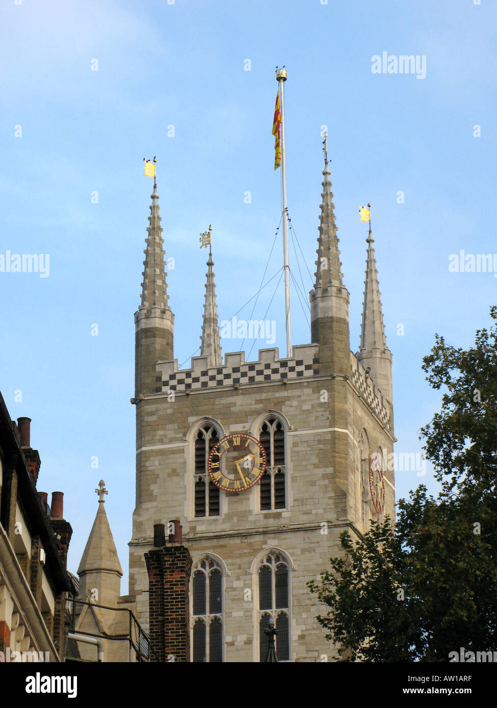 Kathedrale und Stiftskirche Saint-Erlöser-Kirche und St. Mary Overie Southwark - 1 Stockfoto
