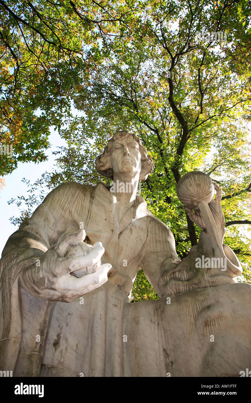 Nikolaus Kopernikus-Statue in Salzburg, Österreich Stockfoto