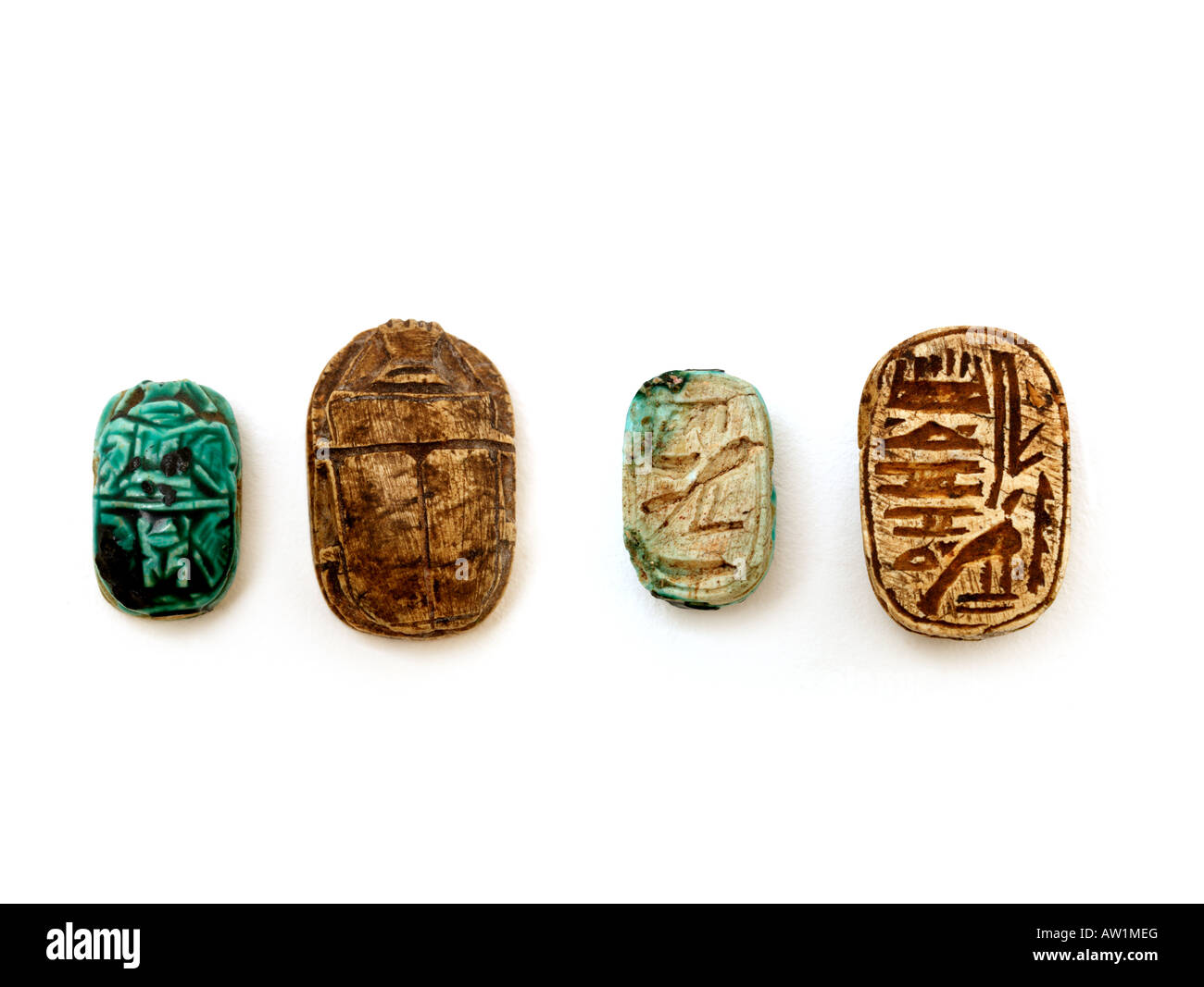 Ägyptische Skarabäus aus Sudan Amulett getragen von altägyptischen Gott Khepri vertreten Stockfoto