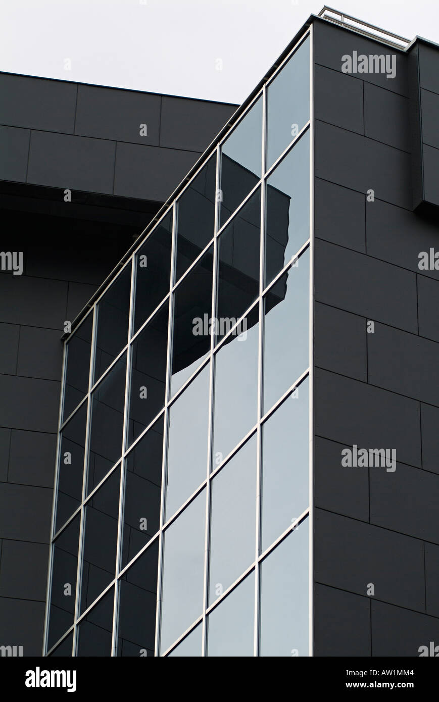 Architektonische Abstract eines Bürogebäudes der modernen Stadt Stockfoto