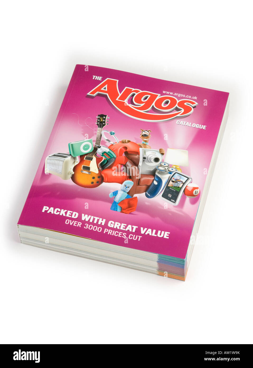 Argos Katalog 2008 Stockfoto