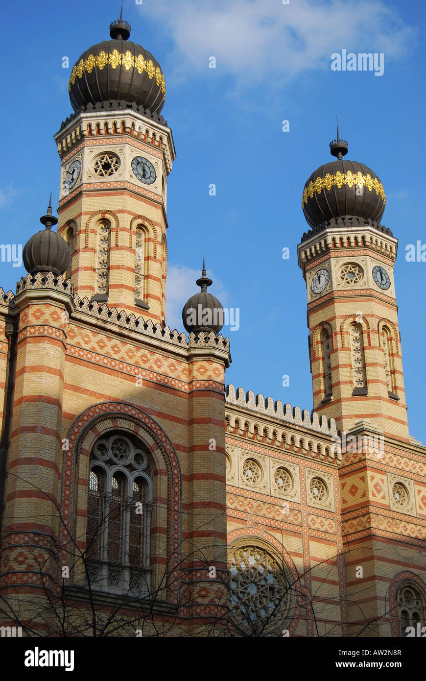 Große Synagoge, die Pest, Budapest, Ungarn Stockfoto