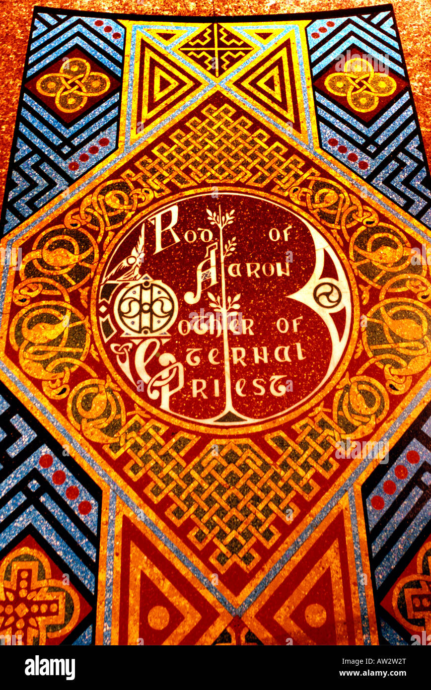 Sydney New South Wales Australien St. Marys Cathedral Book of Kells in der Krypta Stockfoto