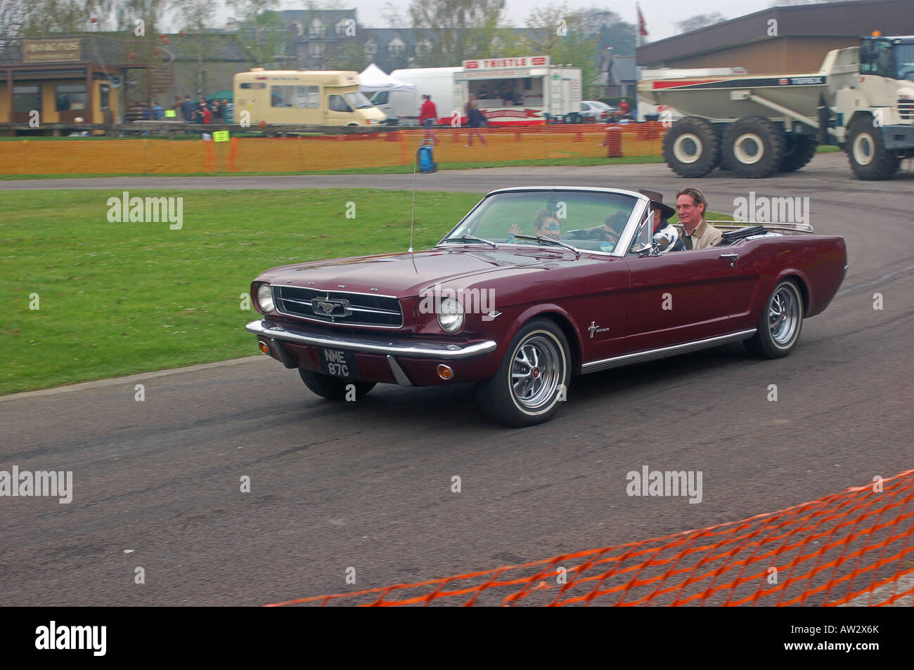 Alte Ford Mustang Cabrio Stockfoto