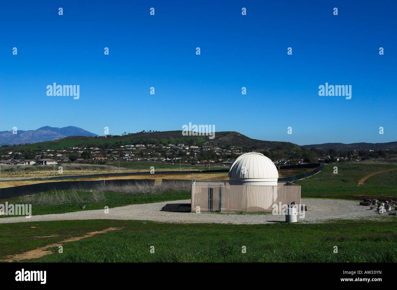 Sternwarte an University of California, Irvine. Stockfoto