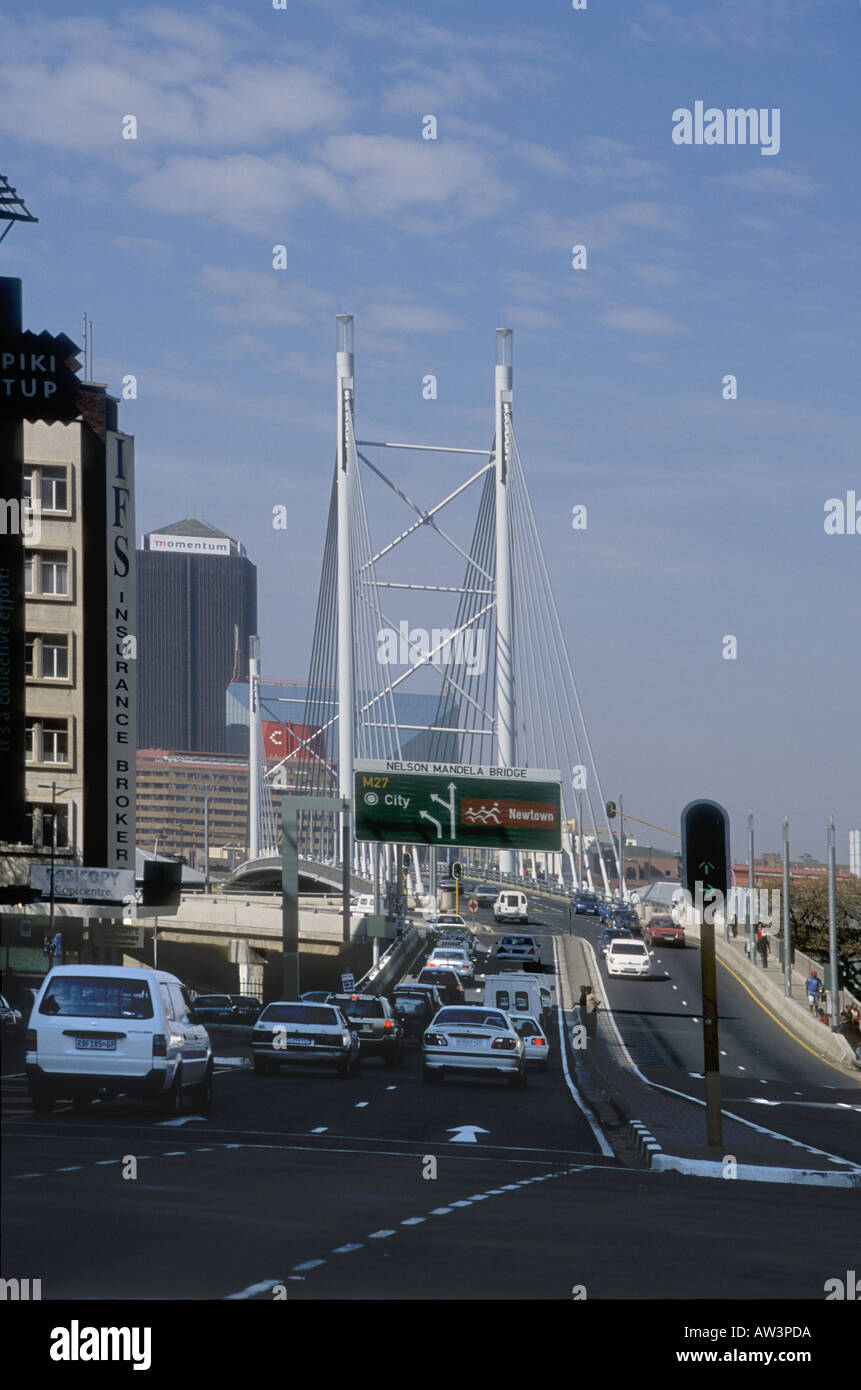 Nelson Mandela Brücke Johannesburg Südafrika Stockfoto