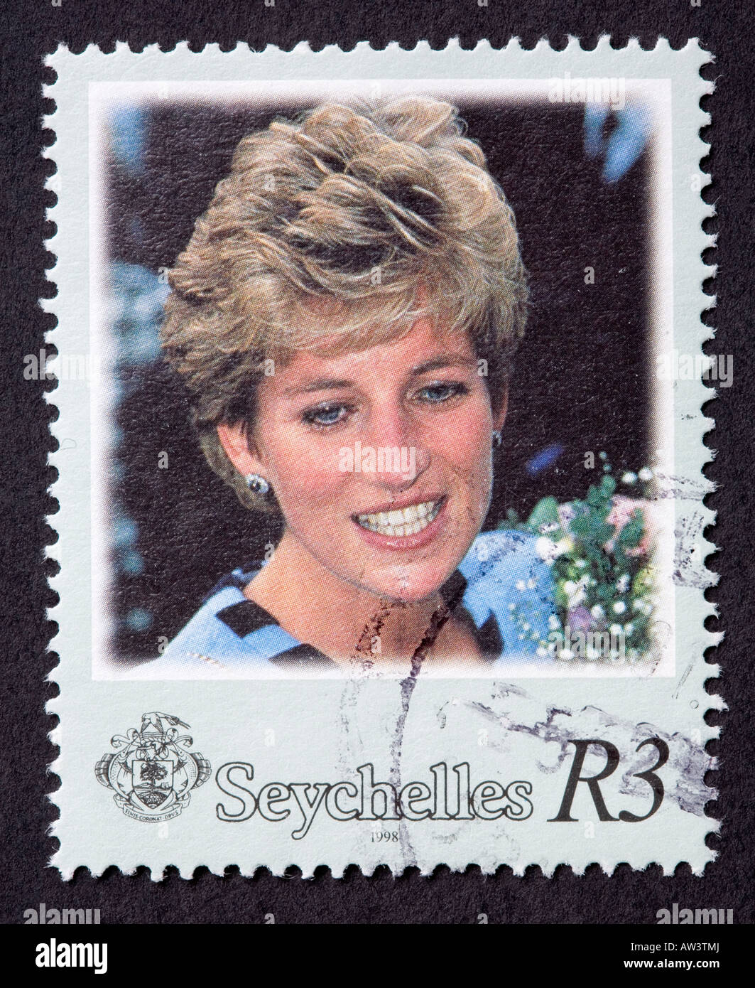 Seychellische Briefmarke Stockfoto