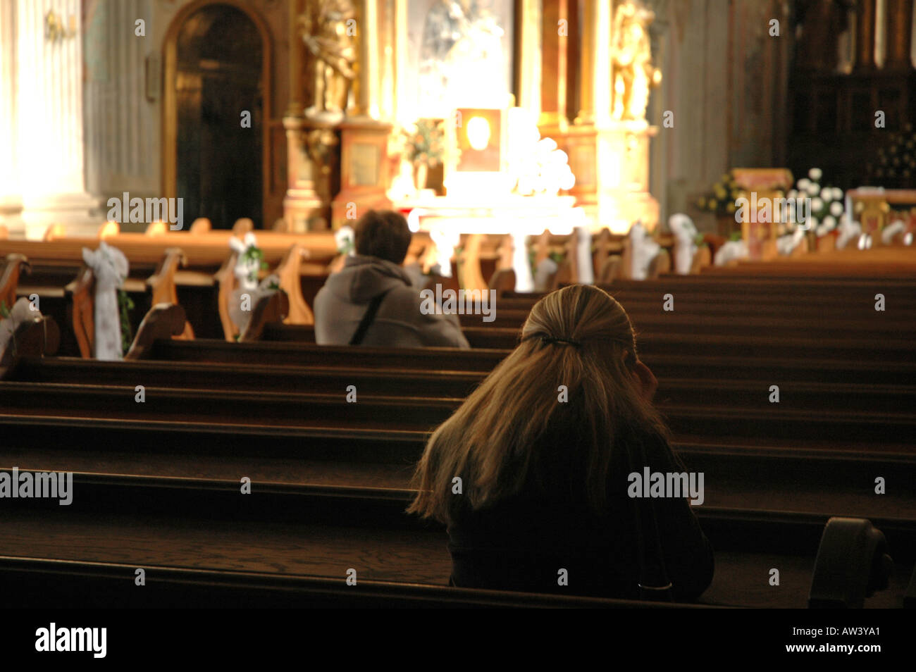 St. Anna-Kirche in Warschau, Polen Stockfoto