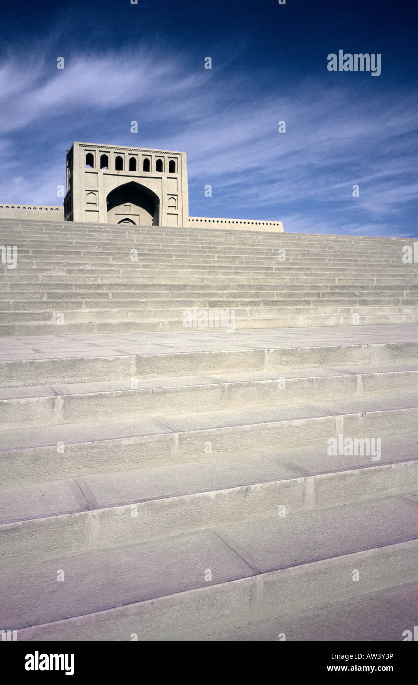 8. Juli 2006 - die Moschee von Emin Ta (Emin Minarett) in der Nähe von Turpan (Tulufan) in der chinesischen Provinz Xinjiang. Stockfoto