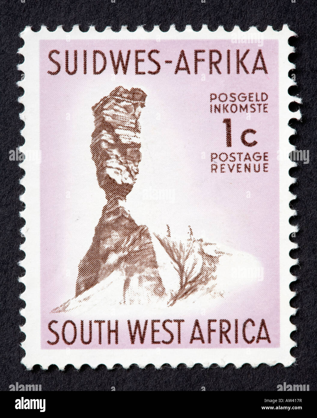 SWA-Briefmarke Stockfoto