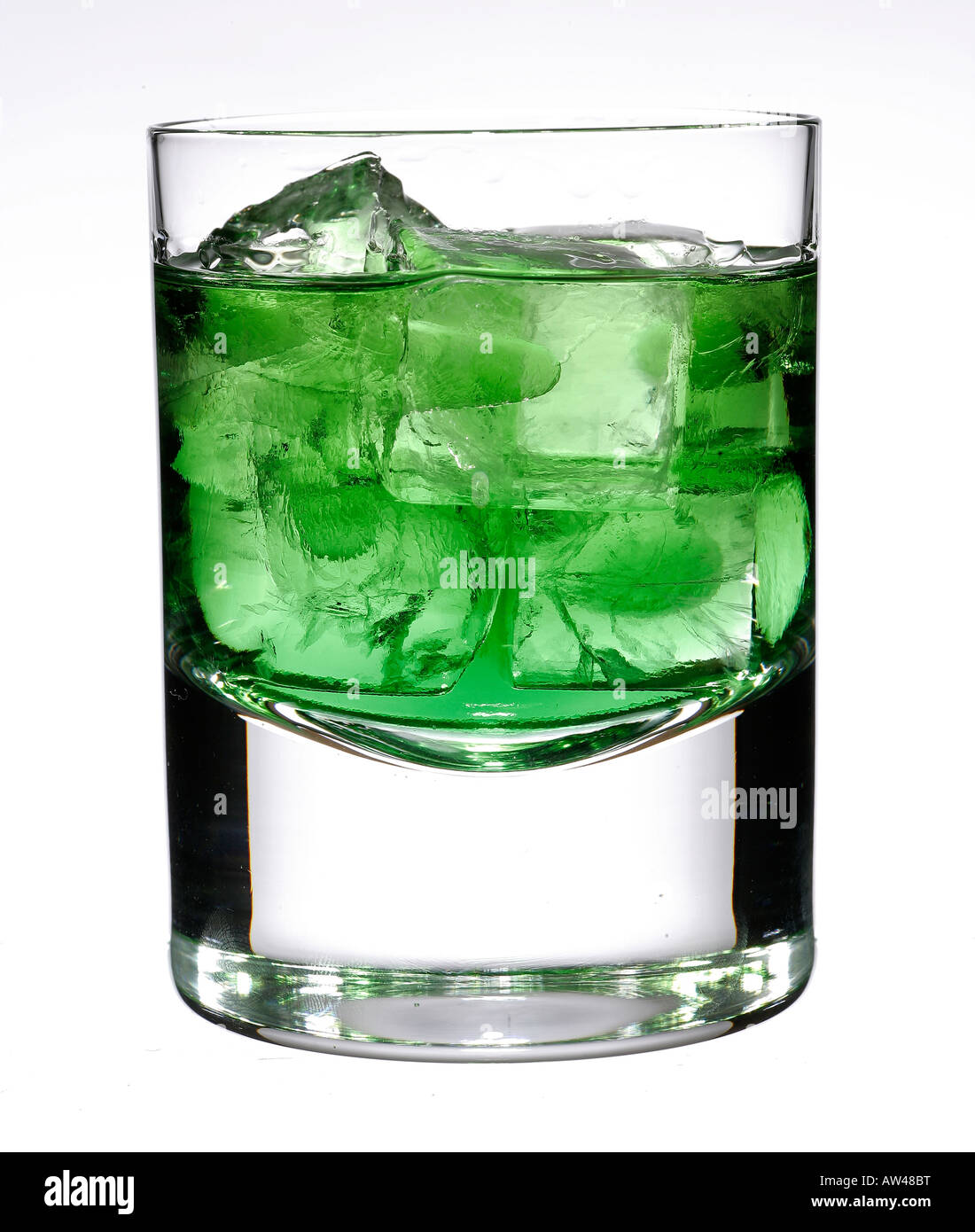 grüner cocktail Stockfoto