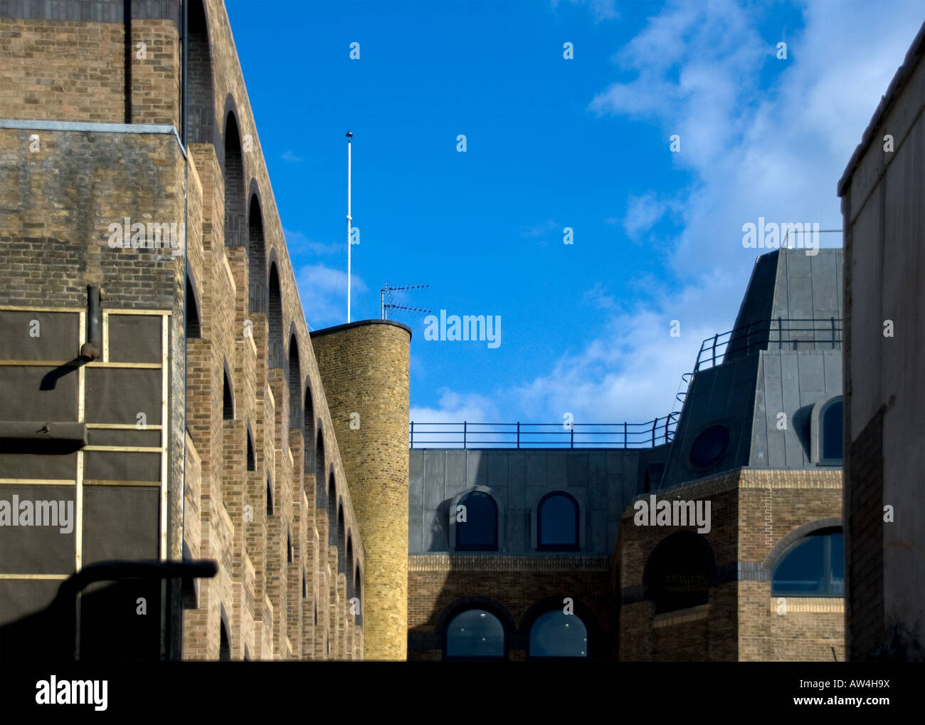 architektonische Gebäude Komplex, South Bank, london Stockfoto