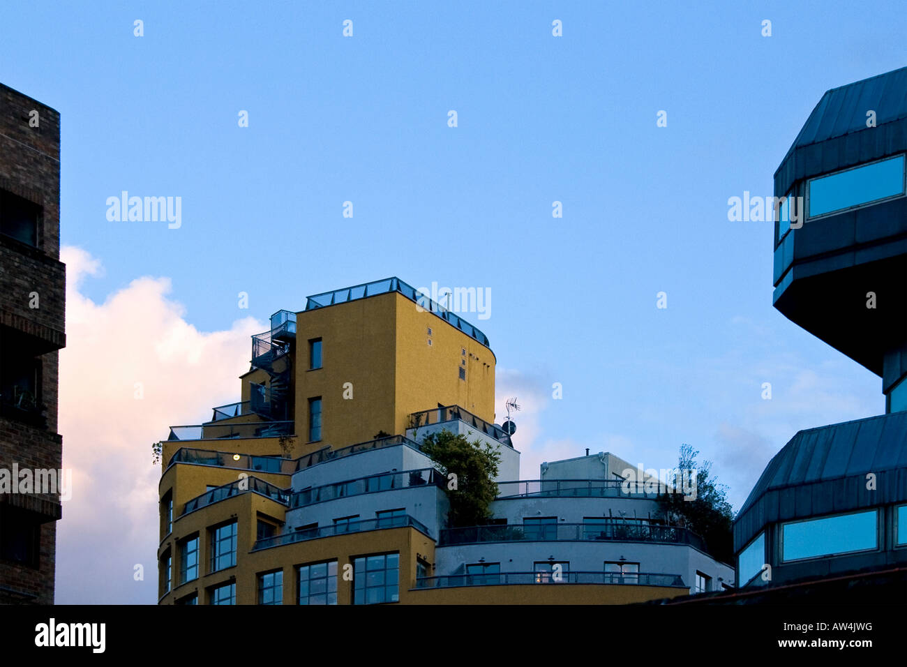 architektonische Gebäude Komplex, South Bank, london Stockfoto