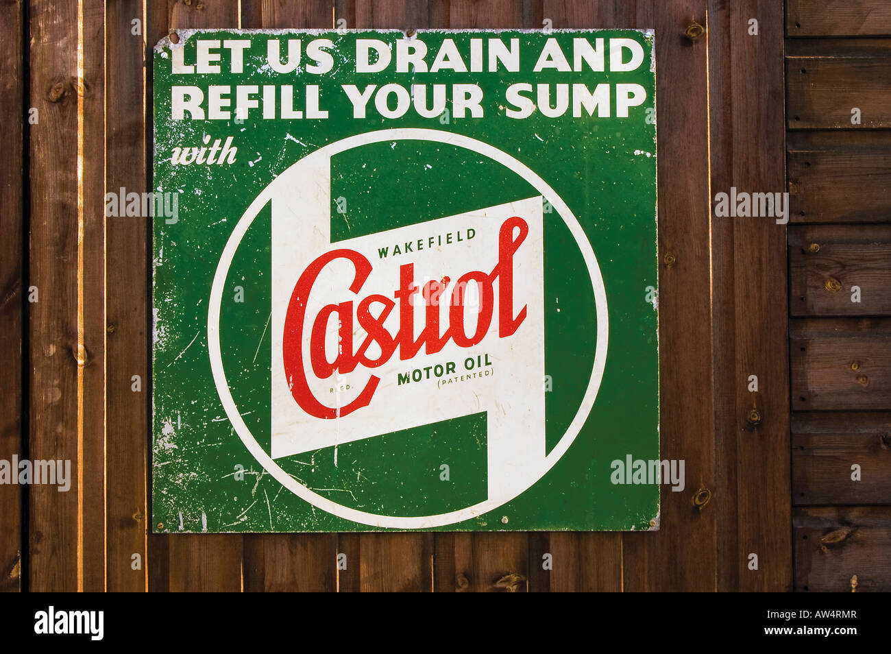 Castrol Motoröl Zeichen logo Stockfoto