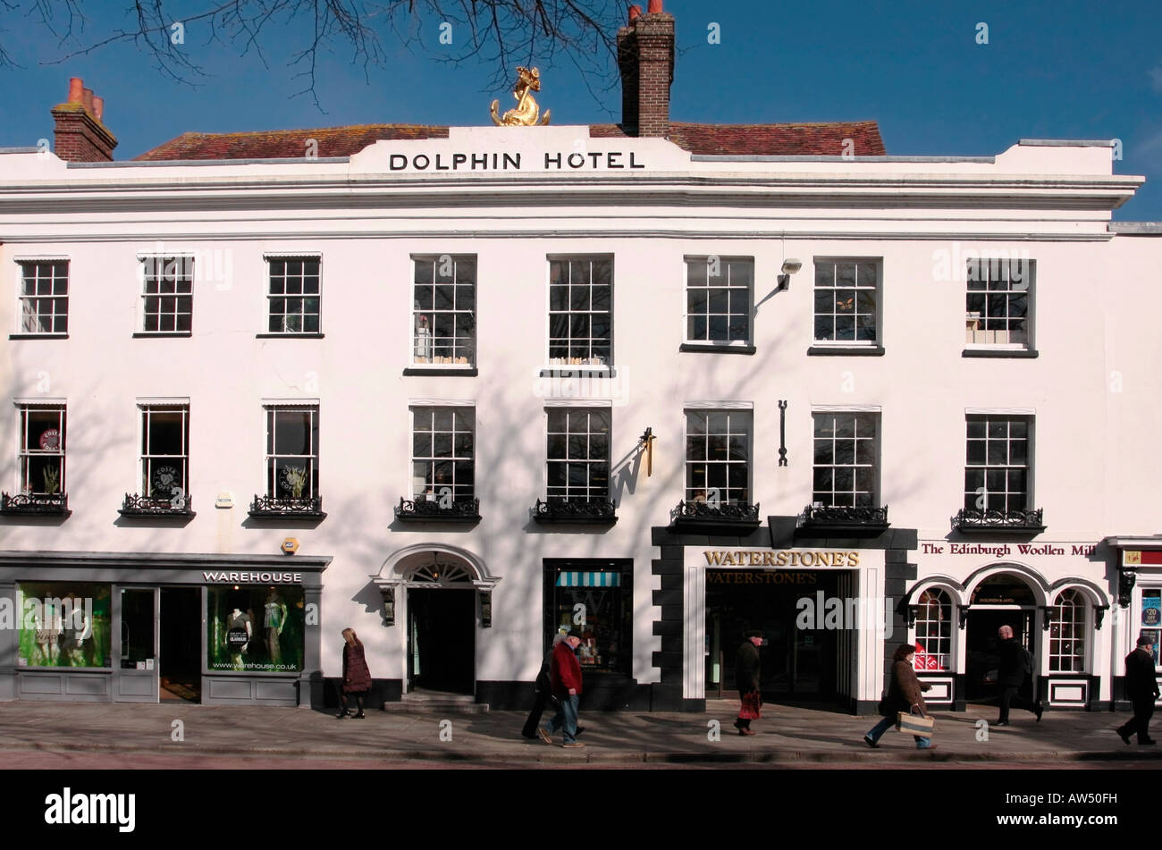 Waterstones Buchladen in Chichester, Sussex, Großbritannien Stockfoto