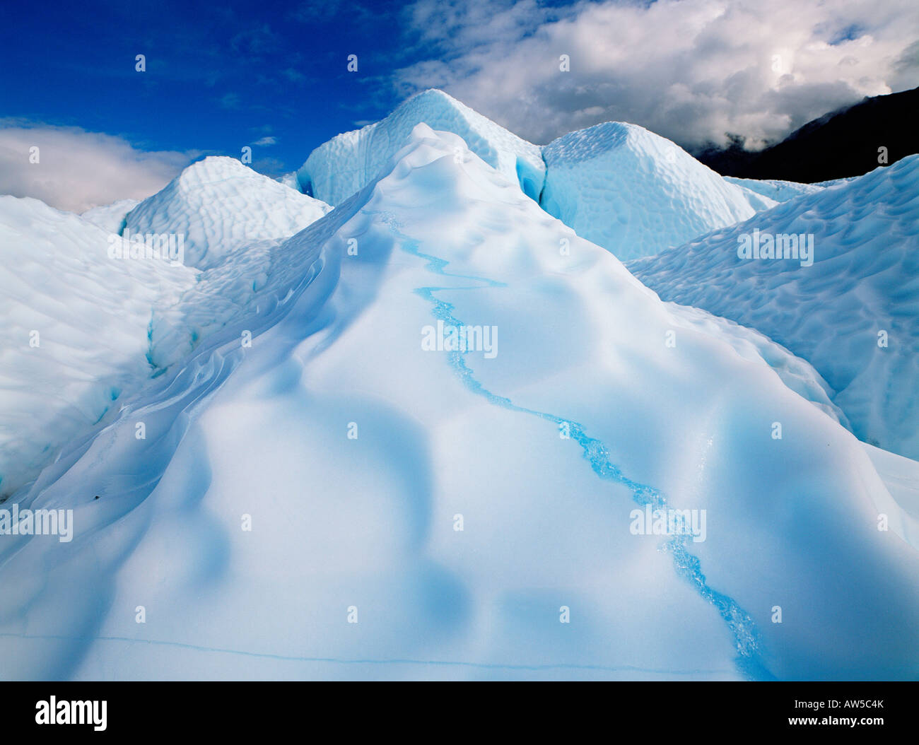 Matanuska Gletscher Stockfoto