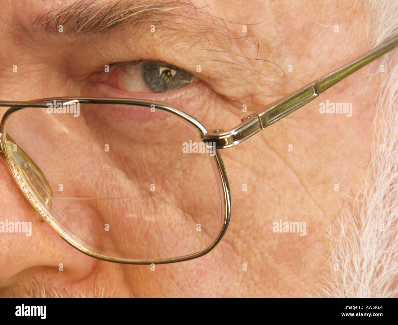 Ein skeptisch Mann Stockfoto