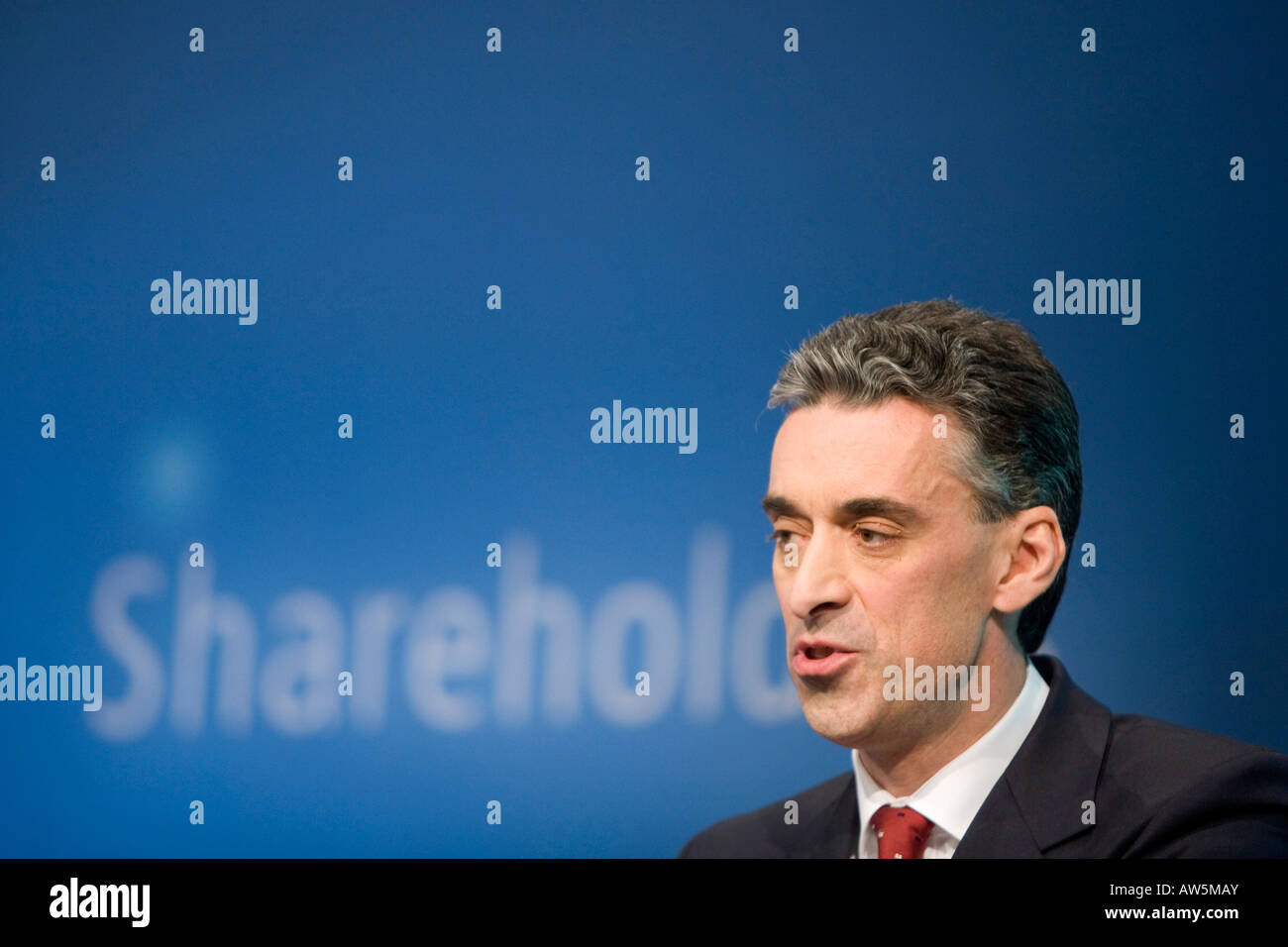 Frank Appel CEO von Deutsche Post World Net Stockfoto