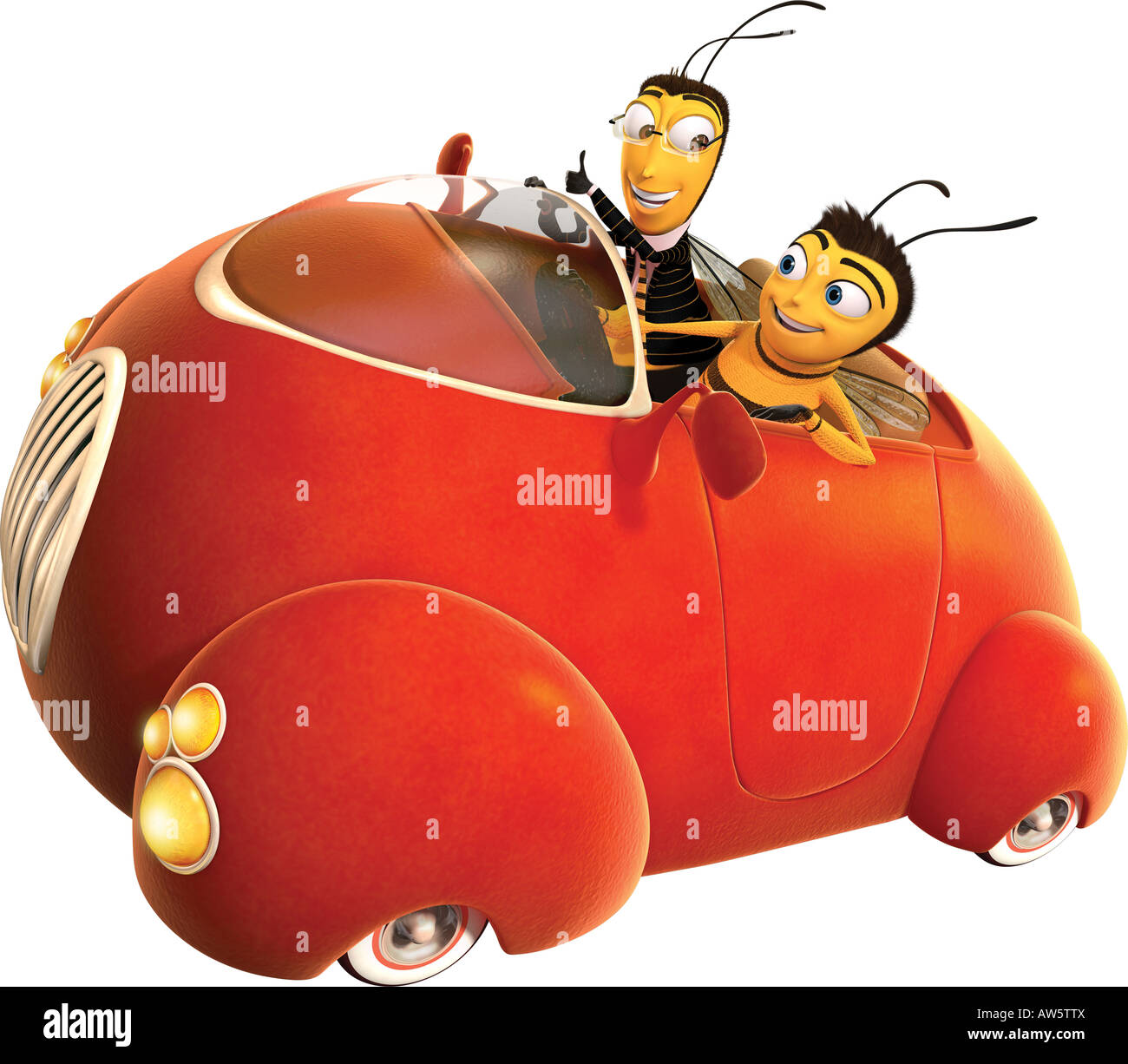 BEE MOVIE 2007 Dreamworks Animation SKG Film gesprochen von Jerry Seinfeld und Renee Zellweger Stockfoto