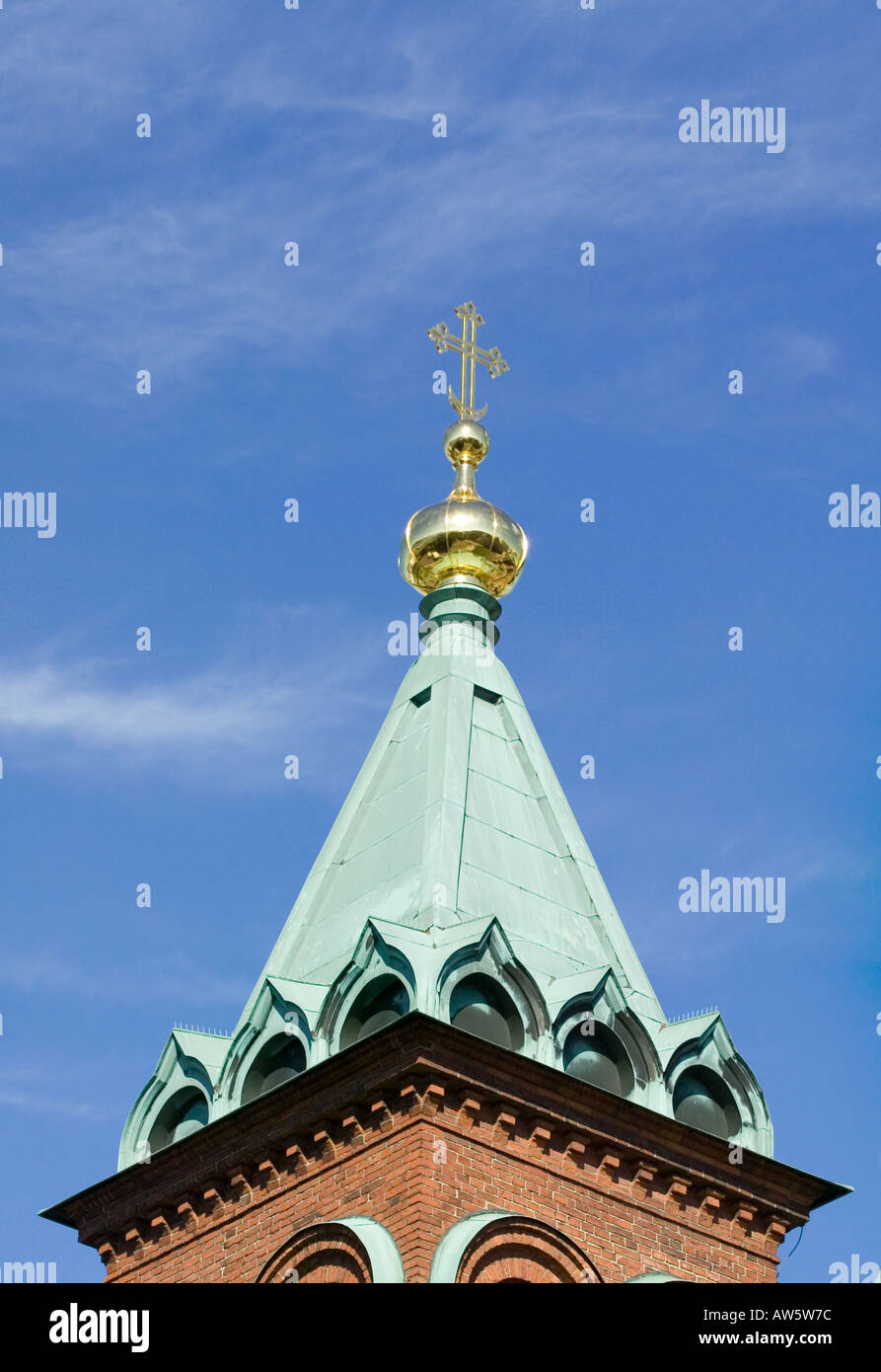 Uspenski Kathedrale Helsinki Stockfoto