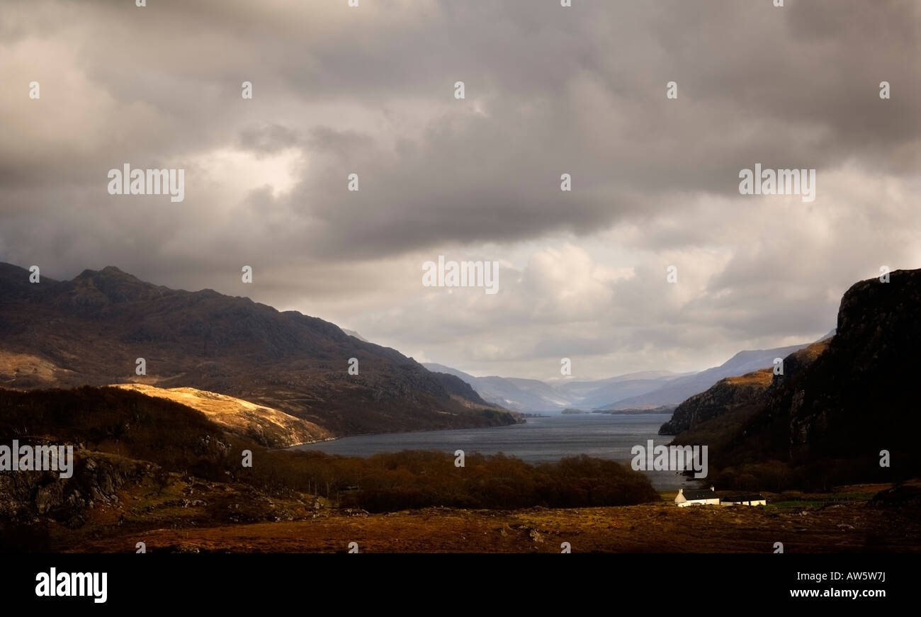 Loch Maree Westküste Schottlands Stockfoto