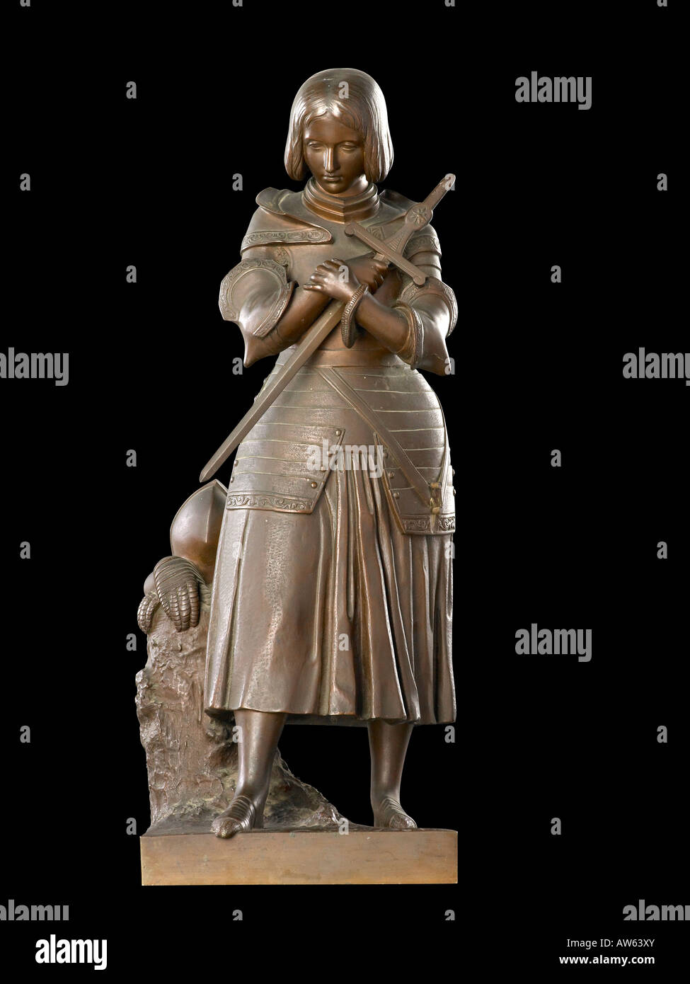 Statue von Jeanne d ' Arc Stockfoto