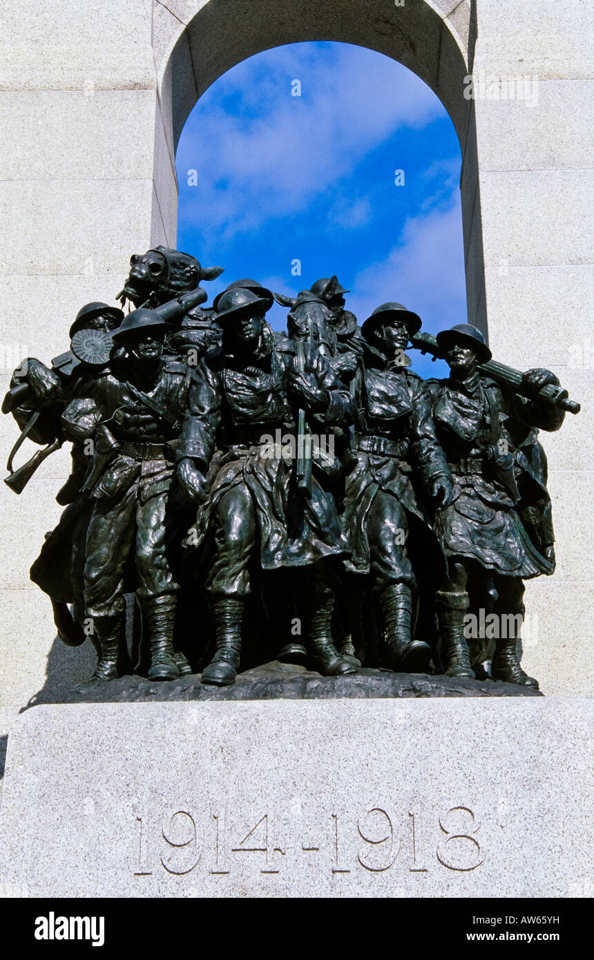 Die Antwort, National War Memorial, Ottawa, Kanada Stockfoto