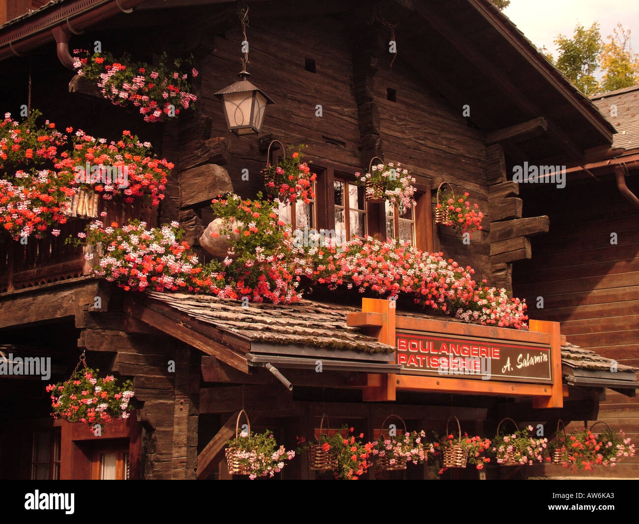 AJD46924, Schweiz, Europa, Wallis, Wallis, Val d ' Anniviers, Grimentz Stockfoto