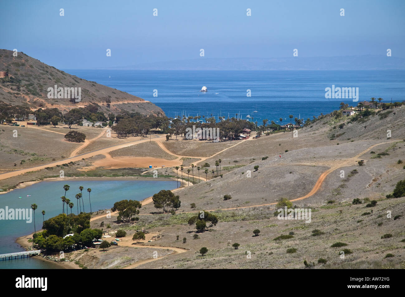 Zwei Häfen, Santa Catalina Island Kanal Inseln, Kalifornien, USA