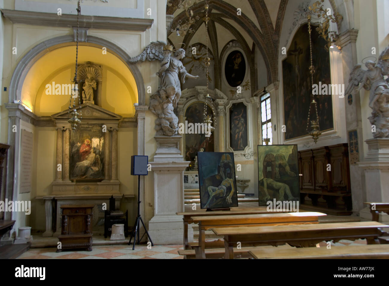 Scuola Grande di S Giovanni Evangelista Santa Croce Venedig Italien April 2007 Stockfoto