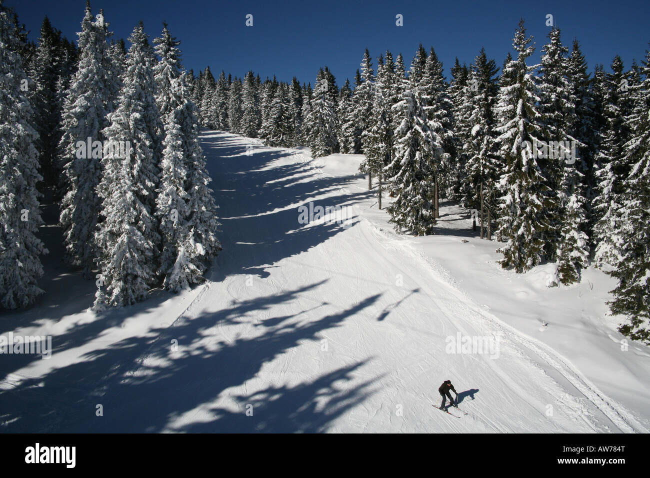 Ski-Hang-Bulgarien Stockfoto