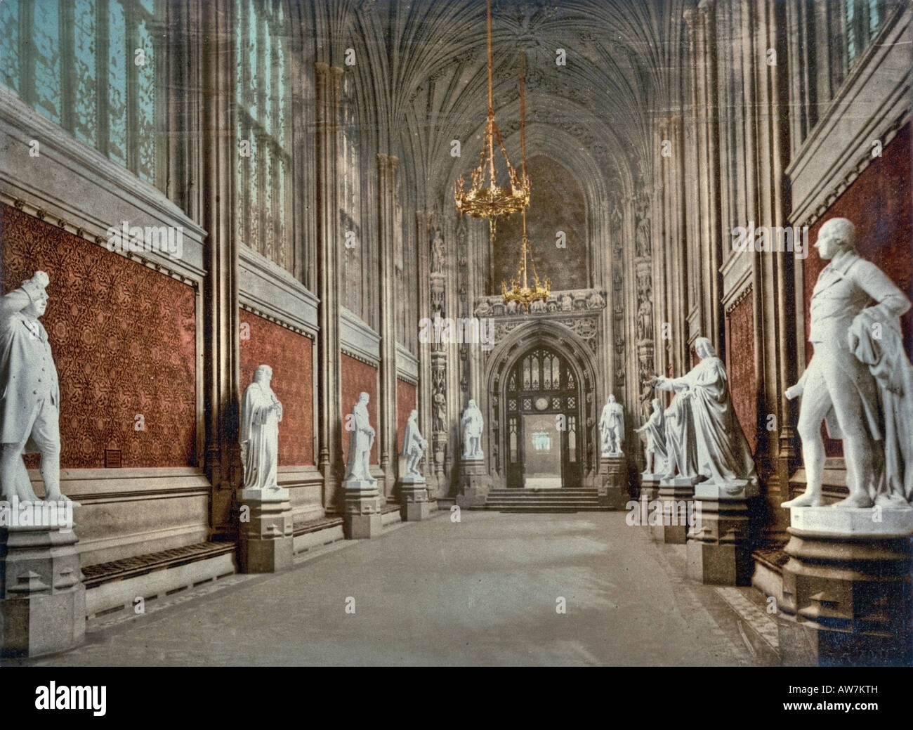 Palast von Westminster, auch bekannt als die Houses of Parliament Stockfoto
