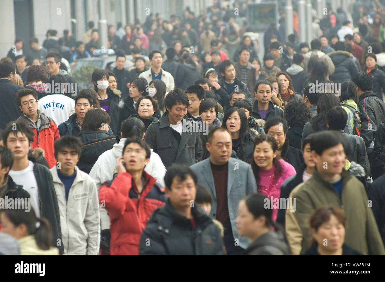 Beijing Verschmutzung Stockfoto