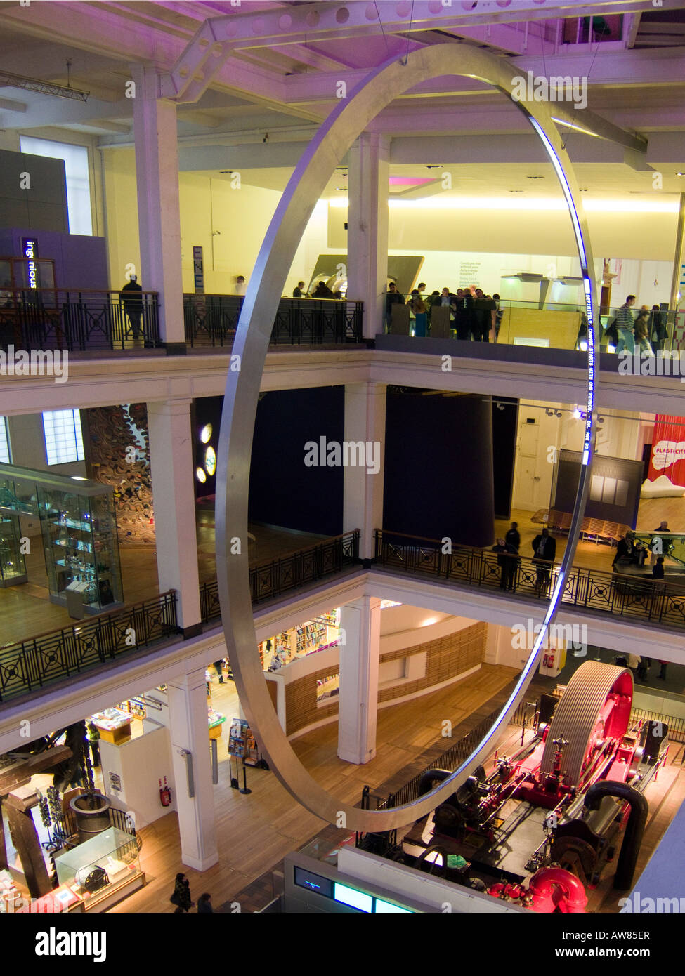 Das Atrium im Science Museum, London Stockfoto