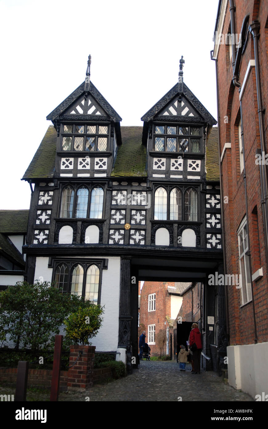 Shrewsbury das Gateway House und Rat Haus in Shrewsbury, Shropshire Stockfoto