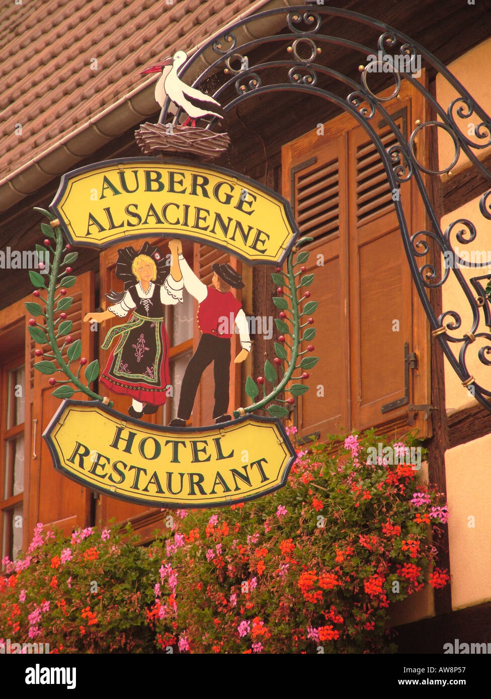 AJD47346, Frankreich, Europa, Elsass, Eguisheim, Haut-Rhin Stockfoto