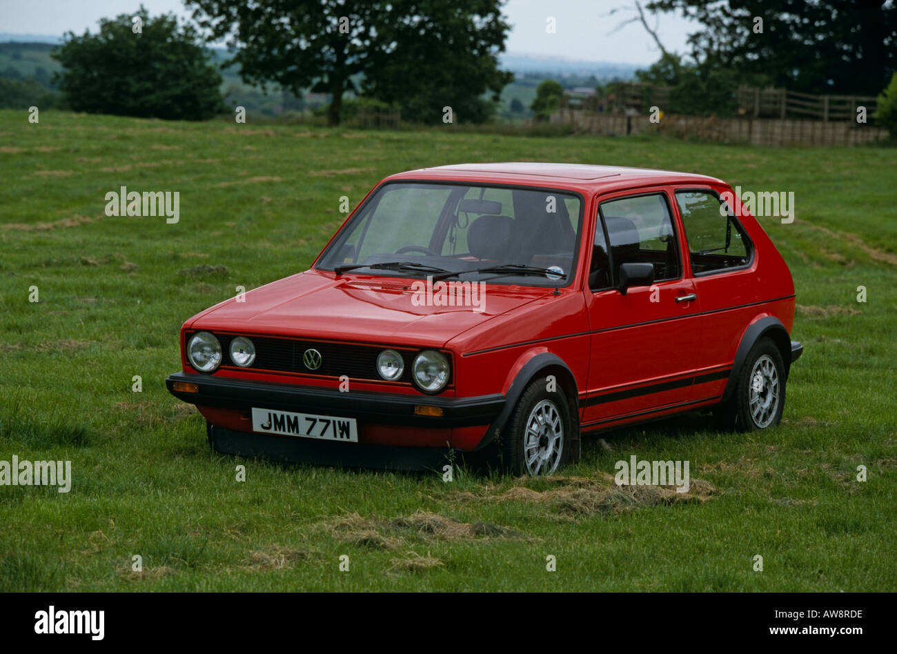 Volkswagen Golf MK1 GTi von 1979 bis 1983 Stockfoto