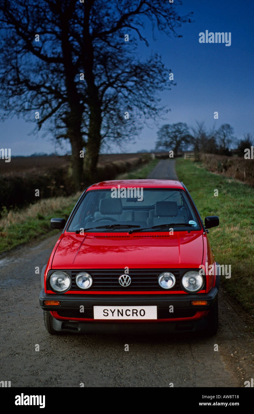Volkswagen Golf MK2 Syncro (Syncro eingeführt 1988) Stockfoto