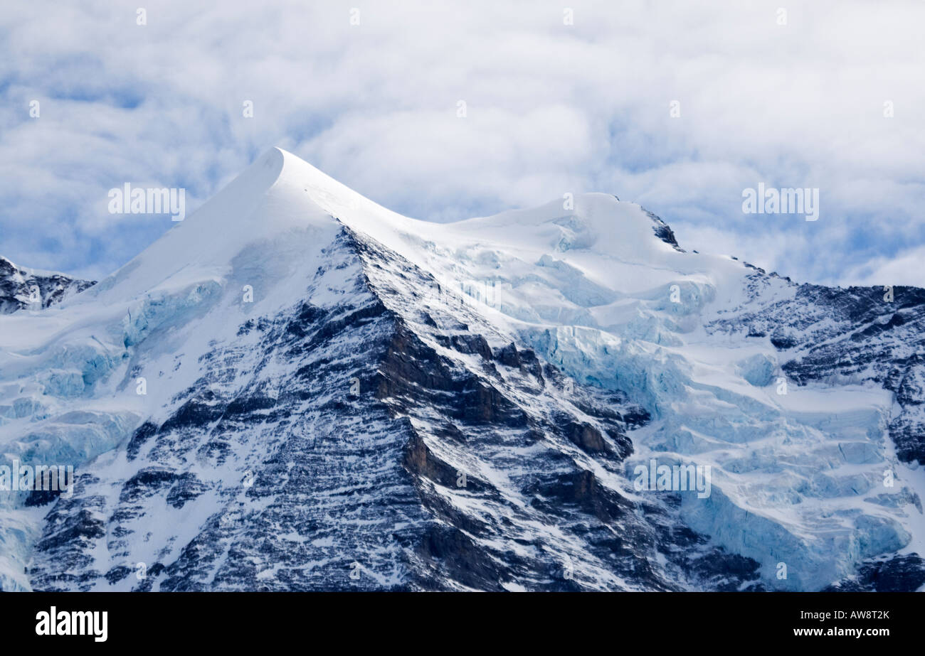 Schweizer Gebirge zeigt Glaccier Schweizer oberland Stockfoto