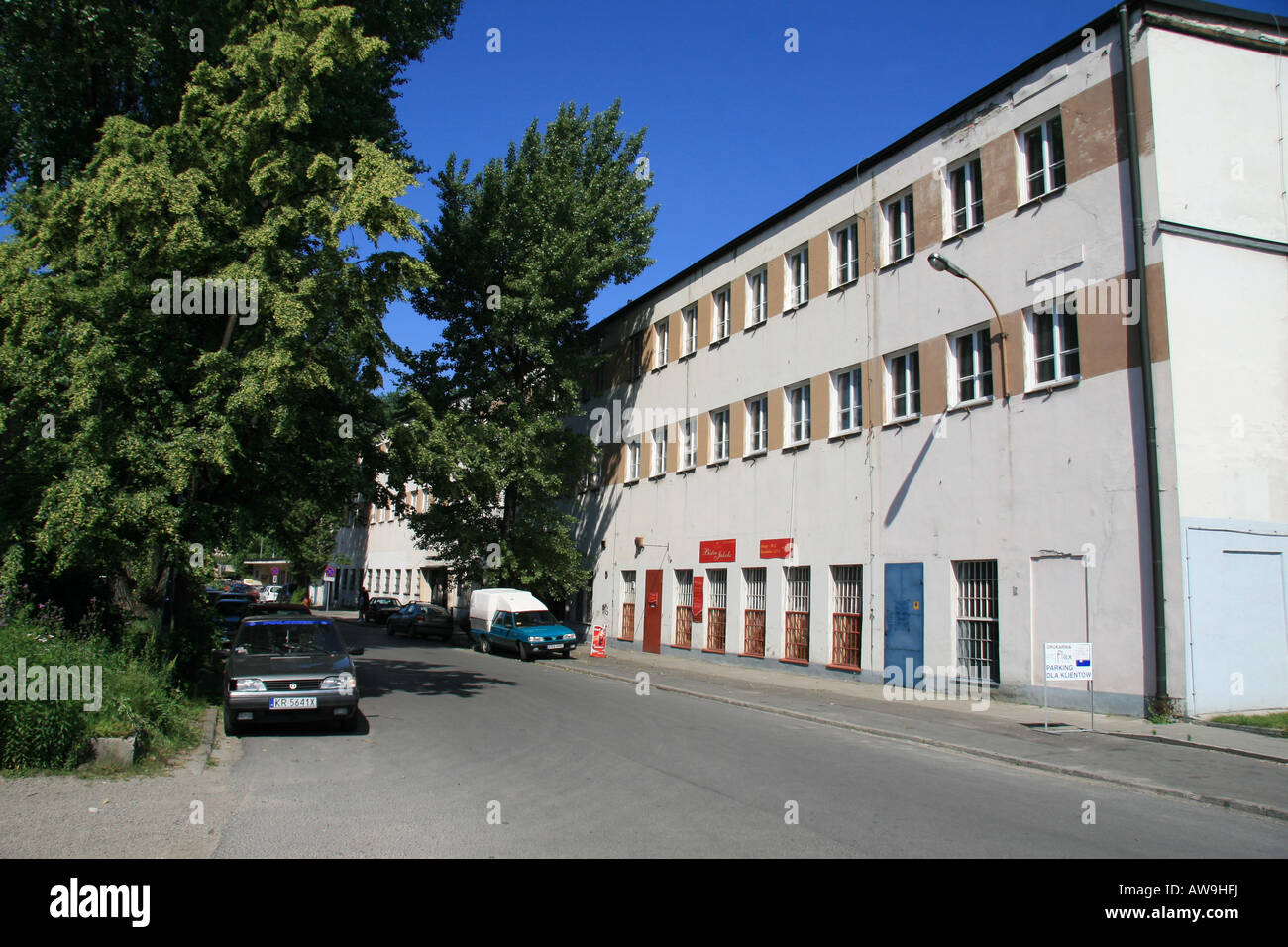Der Oskar Schindler-Fabrik (Deutsche Emaillewaren-Fabrik) an Nr. 4, Ul. Lipowa, Krakau, Polen. Stockfoto